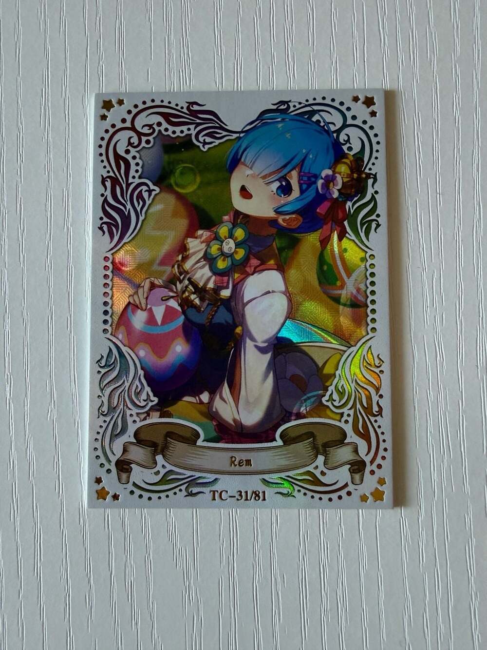 Top Card Re:Zero Rem Holo Anime Card TC-31/81